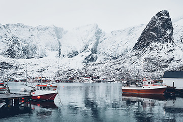 Image showing Reine fishing village, Norway