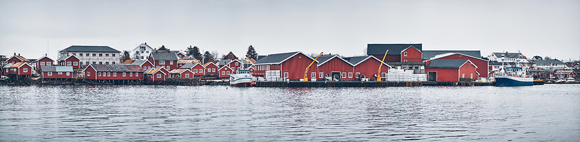 Image showing Reine fishing village, Norway