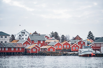 Image showing Reine fishing village, Norway