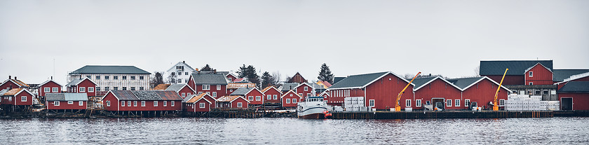 Image showing Reine fishing village, Norway