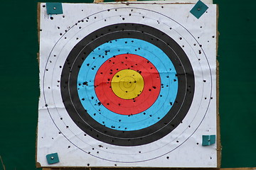 Image showing colorful target 