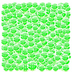 Image showing Dollar bubbles