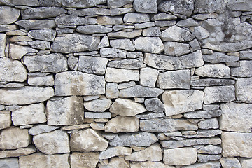 Image showing Dry stone wall