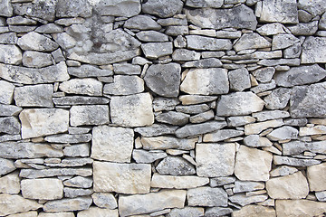 Image showing Dry stone wall