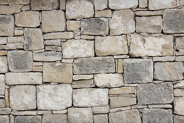 Image showing Dry stone wall