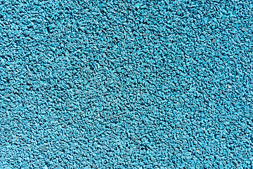 Image showing Background texture - blue rubberized flooring