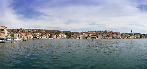 Image showing Milna port on sunny summer day