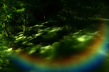 Image showing waterfalls in night