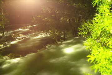 Image showing waterfalls in night