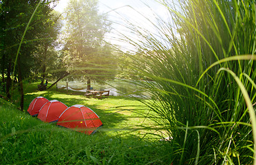 Image showing camp tent