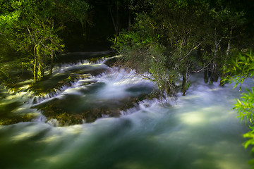 Image showing waterfalls in night