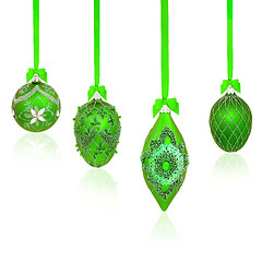 Image showing Christmas Tree Baubles