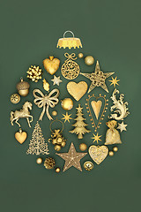 Image showing Christmas Abstract Bauble Decoration