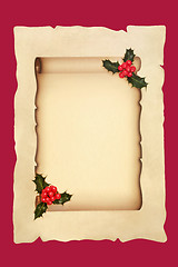 Image showing Winter and Christmas Scroll