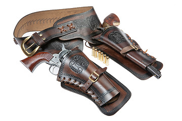 Image showing Cowboy Holster And Revolver