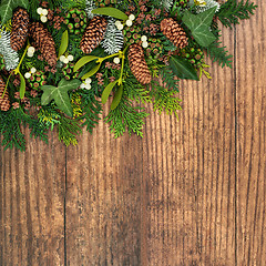 Image showing Rustic Winter Background