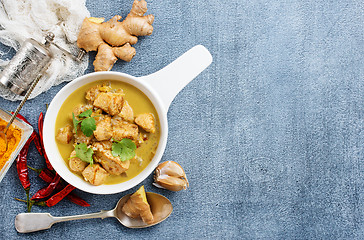 Image showing chicken curry