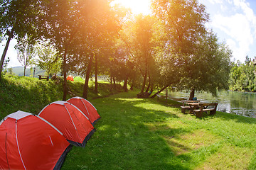 Image showing camp tent