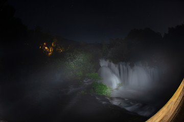 Image showing waterfalls in night