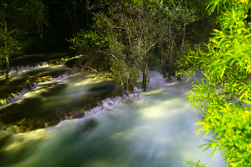 Image showing waterfalls in night