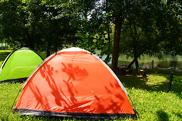 Image showing camp tent