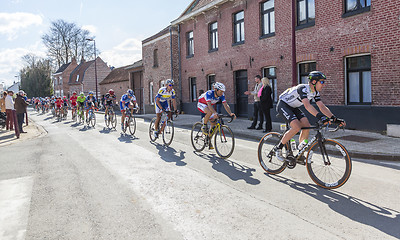 Image showing The Peloton - Paris Roubaix 2016