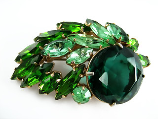 Image showing Emerald Brooch