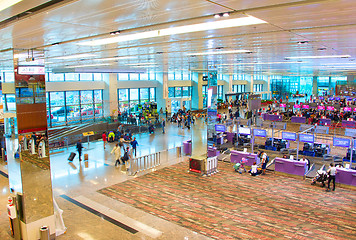 Image showing Changi Airport terminal overview, Singapore