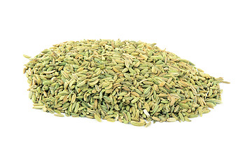 Image showing Fennel seeds on pile. 