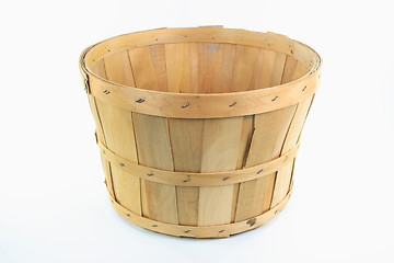 Image showing Wooden bushel. 