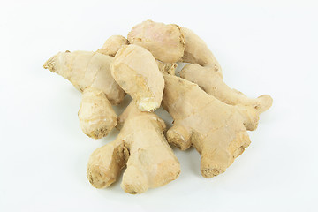 Image showing Ginger roots on pile. 