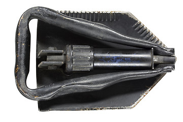 Image showing folding army shovel