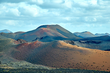 Image showing Volcano of Lanzarote Island, Spain