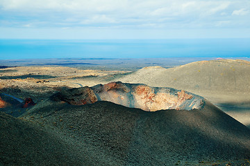 Image showing Volcano of Lanzarote Island, Spain