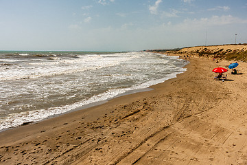 Image showing Sand and Sea