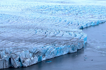 Image showing Harsh glaciers of Arctic. Live glacier