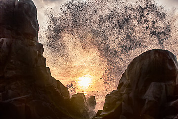 Image showing water overshadows sun