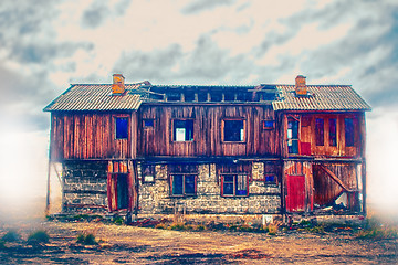 Image showing terrible lonely house