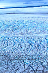 Image showing Harsh glaciers of Arctic. Live glacier