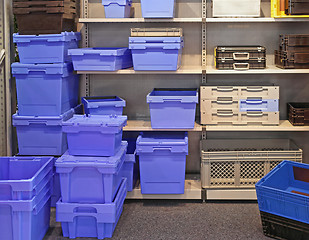 Image showing Plastic Boxes