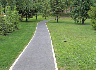 Image showing Park Footpath