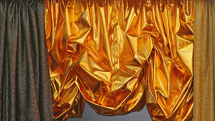 Image showing Golden Curtains