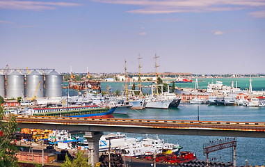 Image showing Sea port