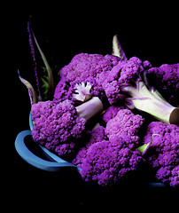 Image showing Fresh Purple Cauliflower