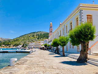 Image showing Panormitis Monastery, Symi island, Greece