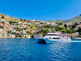 Image showing Beautiful view of Symi island