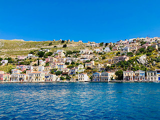 Image showing Beautiful view of Symi island
