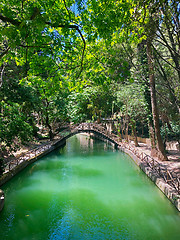 Image showing historic park in Rodos