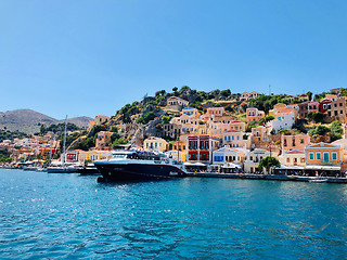 Image showing Beautiful view of Symi island