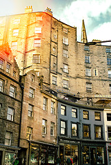 Image showing view of West Bow Street, Edinburgh
